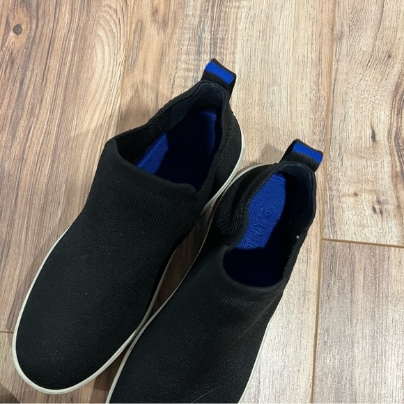 Rothy’s The Chelsea Sneaker Ankle Boot Black - Picture 6 of 8